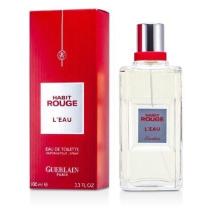 Guerlain Habit Rouge L`Eau EDT 100ml Perfume For Men