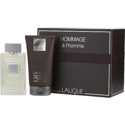 Lalique Hommage à l'homme EDT 100ml Gift Set For Men