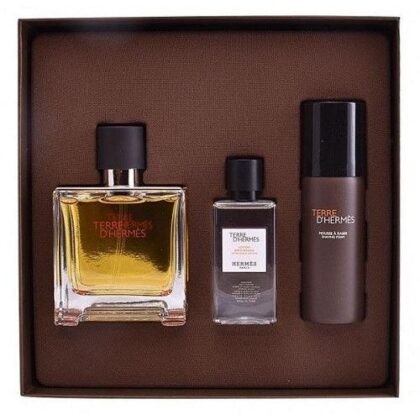Hermes Terre d'Hermes Eau Intense Vetiver EDP 100ml Gift Set For Men