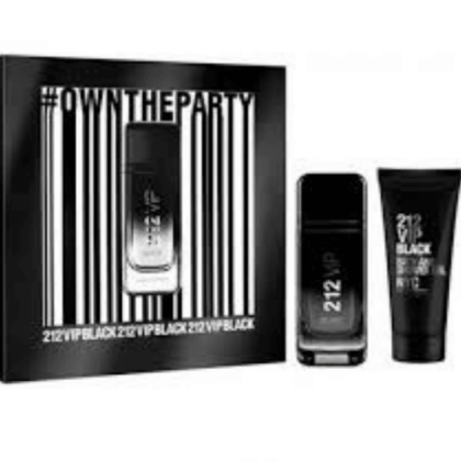 Carolina Herrera 212 VIP Black Own The Party EDP 100ml Gift Set For Men