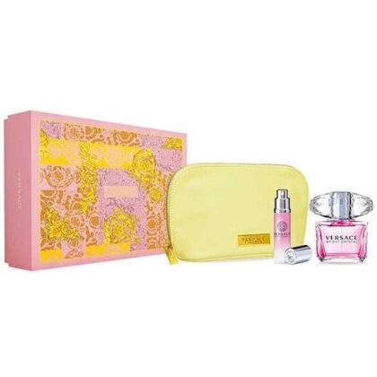 Versace Bright Crystal EDT 90ml 3 pcs gift set for women